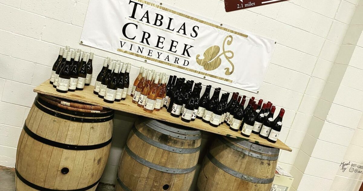 Tablas Creek wine tasting at SLO Wine and Beer Tablas Creek