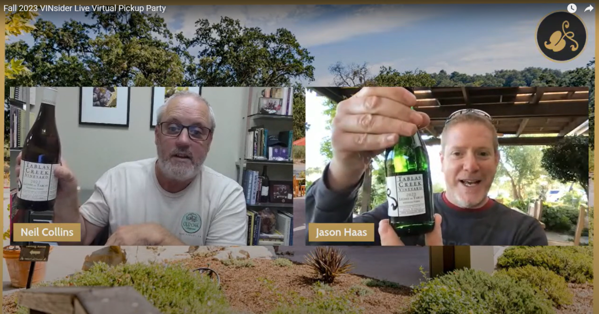 Fall 2023 VINsider Live Virtual Pickup Party Tablas Creek