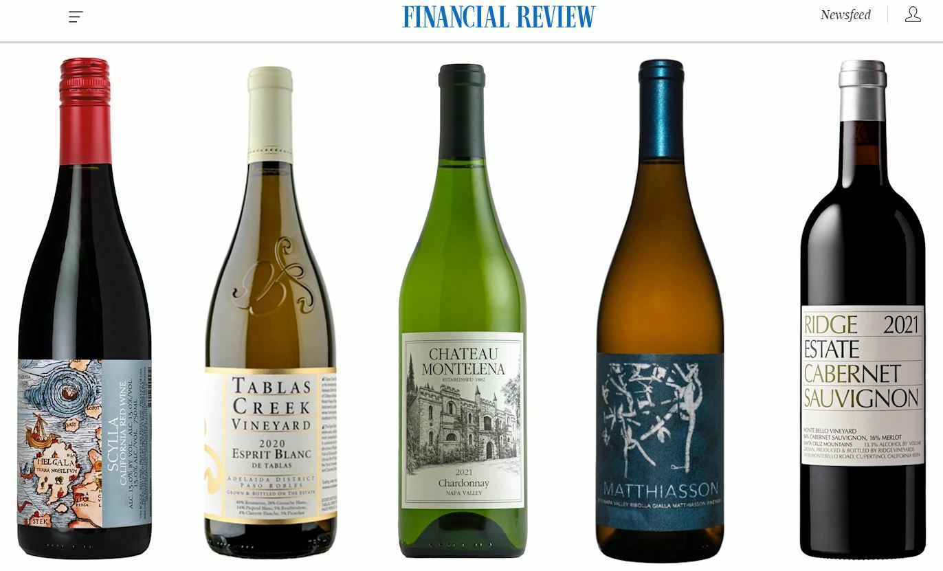 2020 Esprit de Tablas Blanc on Financial Review