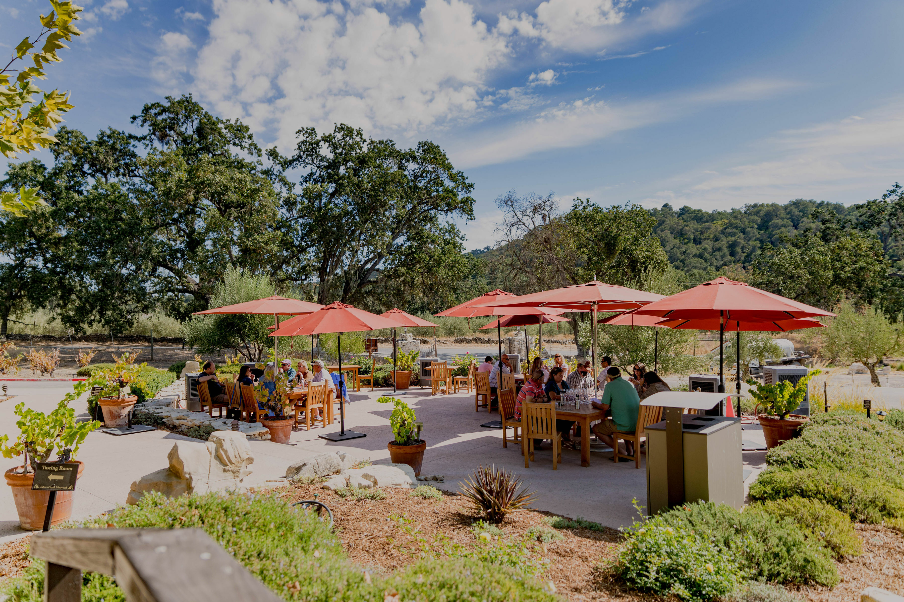 Tablas Creek Patio in the Fall
