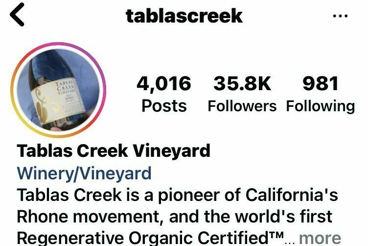 Tablas Creek Instagram Header