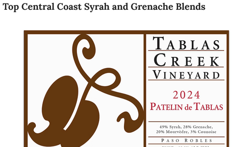 Wine Spectator 2024 Patelin de Tablas 93 Points