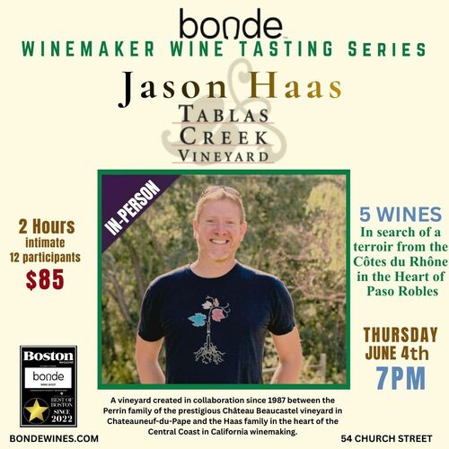 Jason Haas Masterclass at Bonde Wines