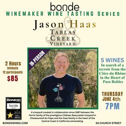 Jason Haas Masterclass at Bonde Wines