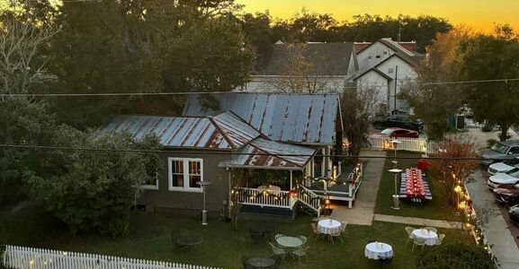 Sallie fairhope exterior at sunset