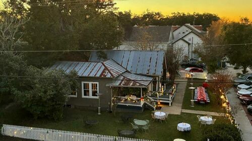 Sallie fairhope exterior at sunset