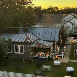 Sallie fairhope exterior at sunset