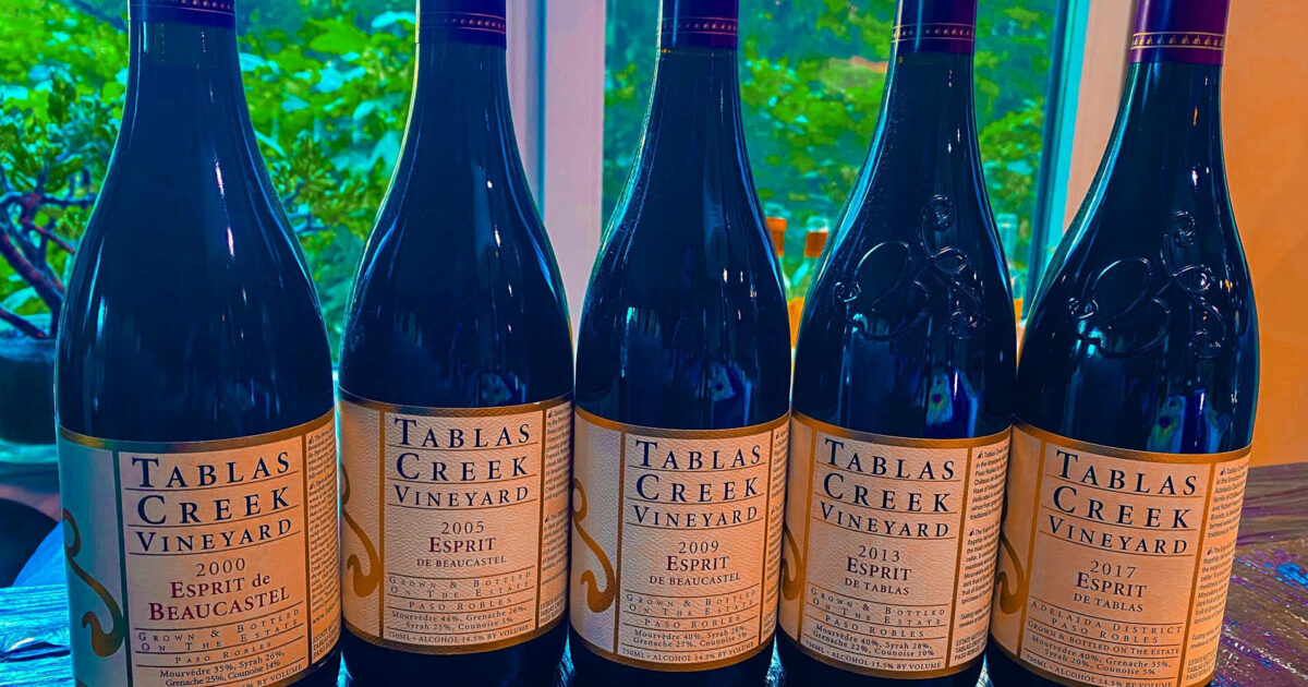 Washington Wine Blog Tablas Creek Vertical Tasting Tablas Creek