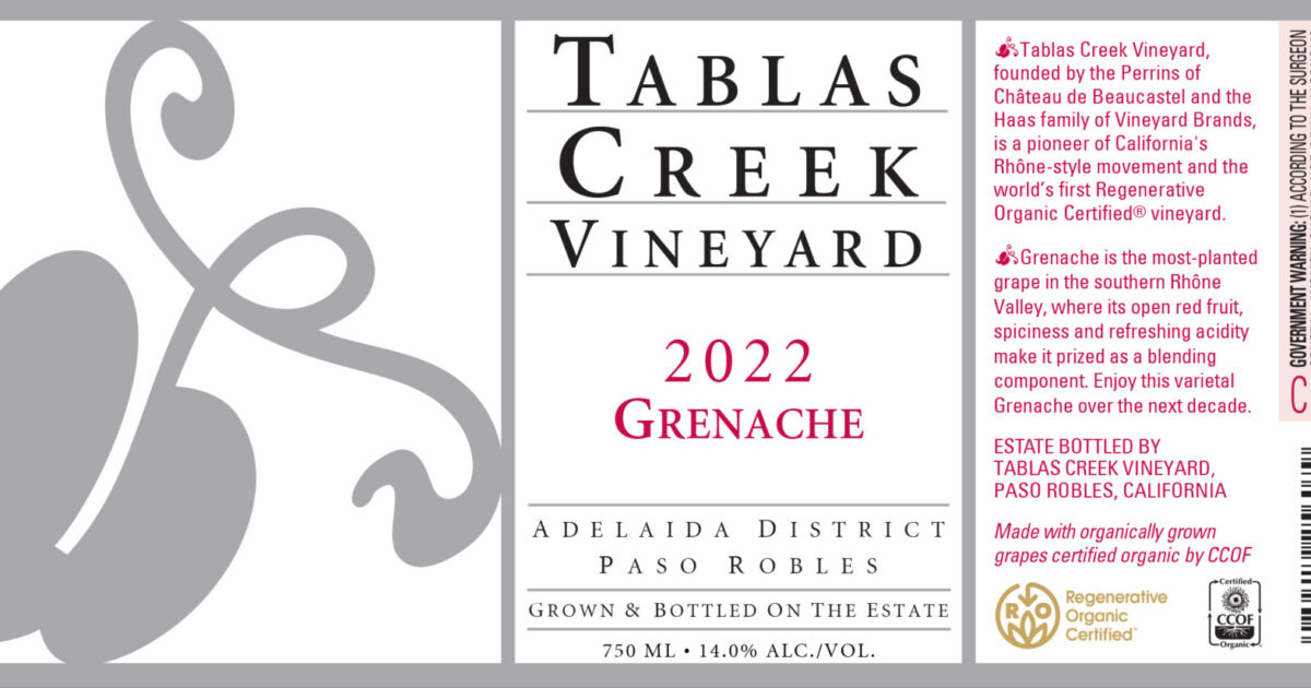 2022 Grenache | Tablas Creek