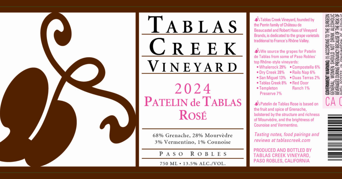 2024 Patelin de Tablas Rosé | Tablas Creek