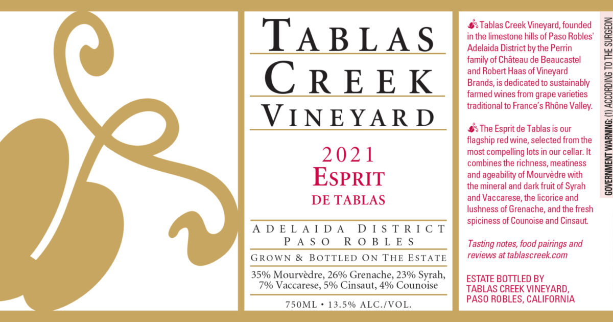 2021 Esprit de Tablas | Tablas Creek