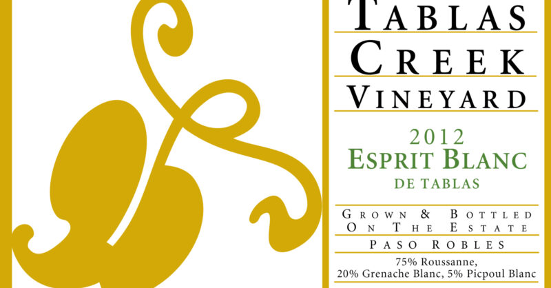 2012 Esprit de Tablas Blanc | Tablas Creek