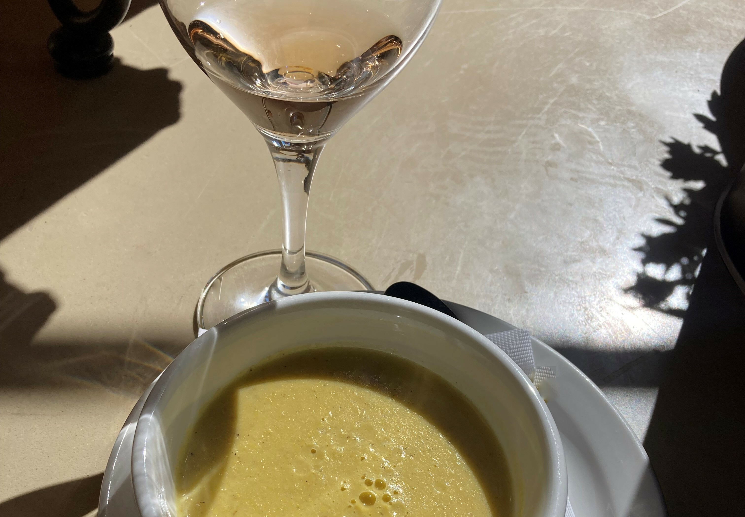 Image of Corn and Ginger Soup