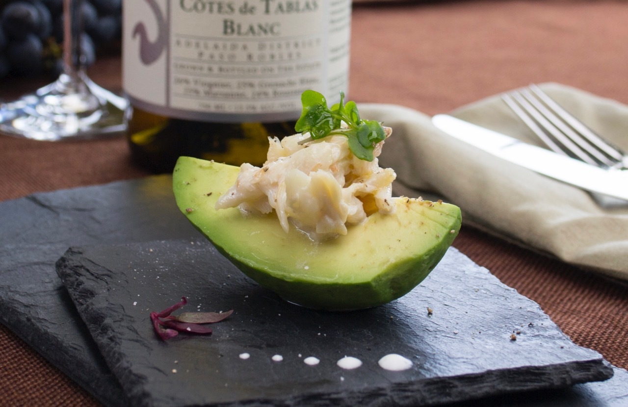 Image of Crab and Avocado Salad with Meyer Lemon Vinaigrette