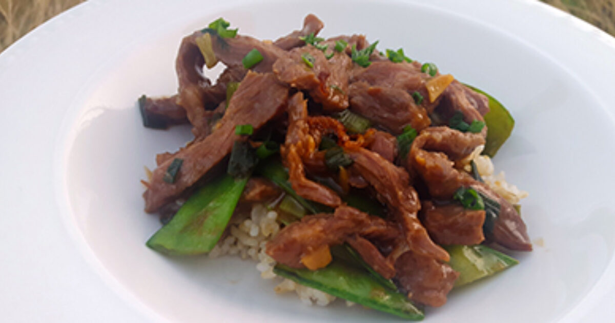 Asian Beef Stir Fry with Syrah | Tablas Creek