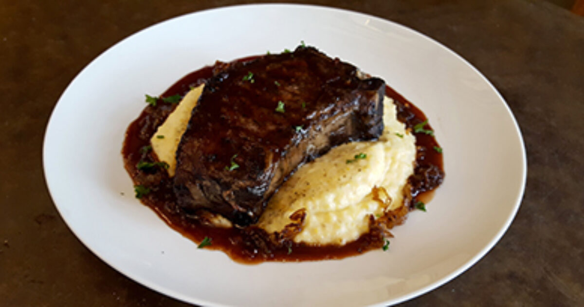 Pork Chops in Balsamic Cherry Sauce | Tablas Creek